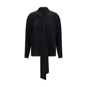 Burberry Black Silk Women's Blouse